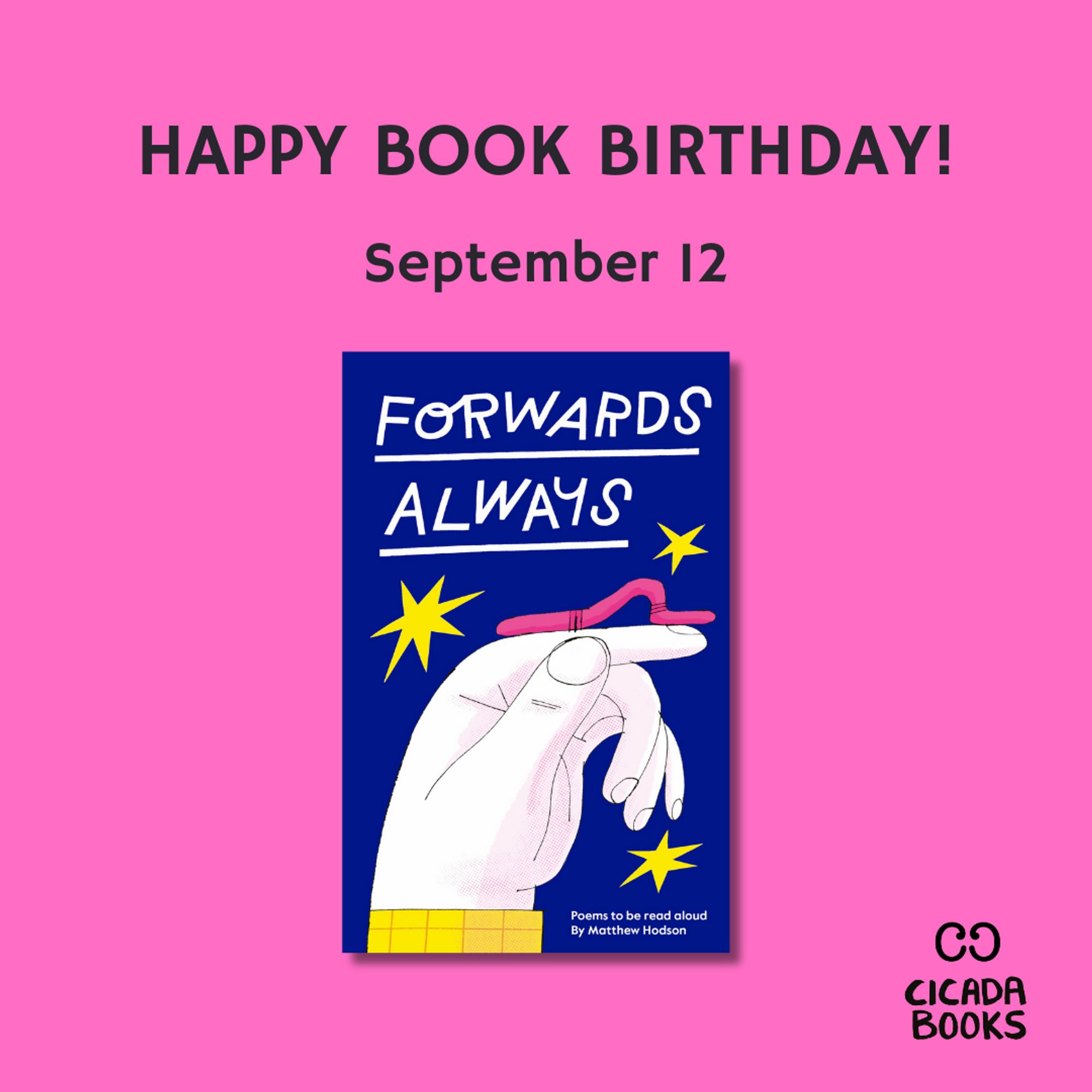 Forwards Always book birthday banner