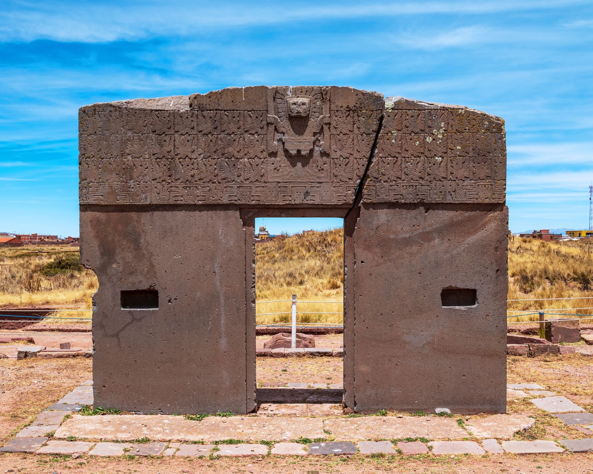 The sun gate at Tiwanaku