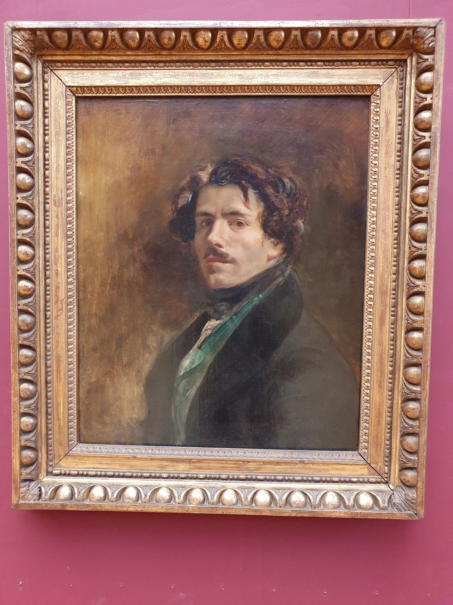 A self-portait of Eugène Delacroix