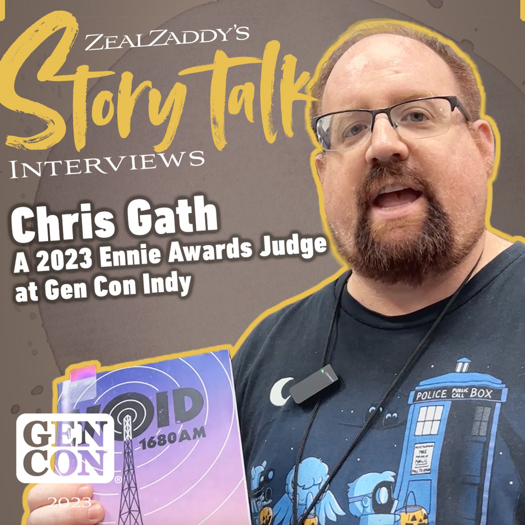 Image of Chris Gath at Gen Con Indy in 2023