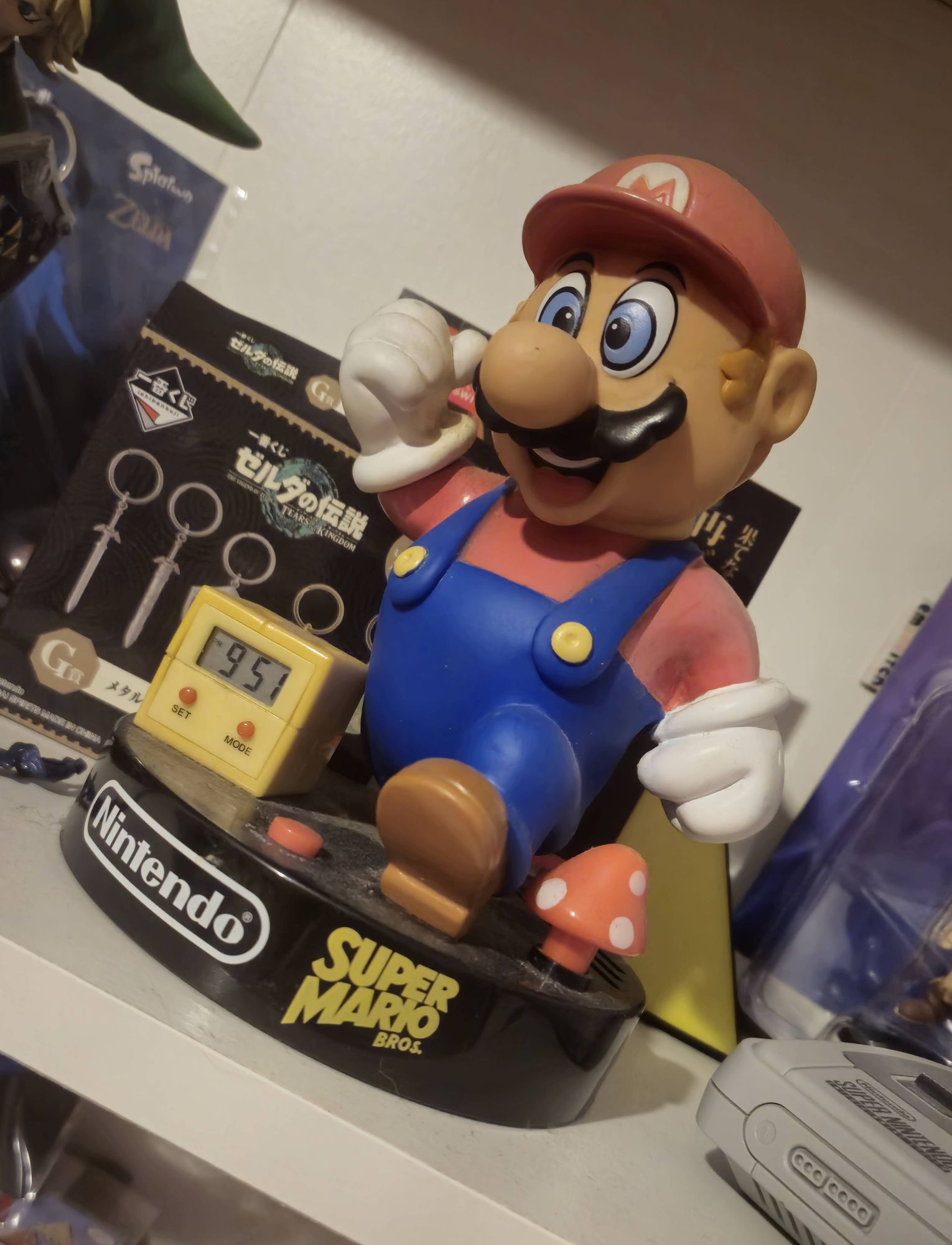 Photo of an official Super Mario Bros alarm clock.