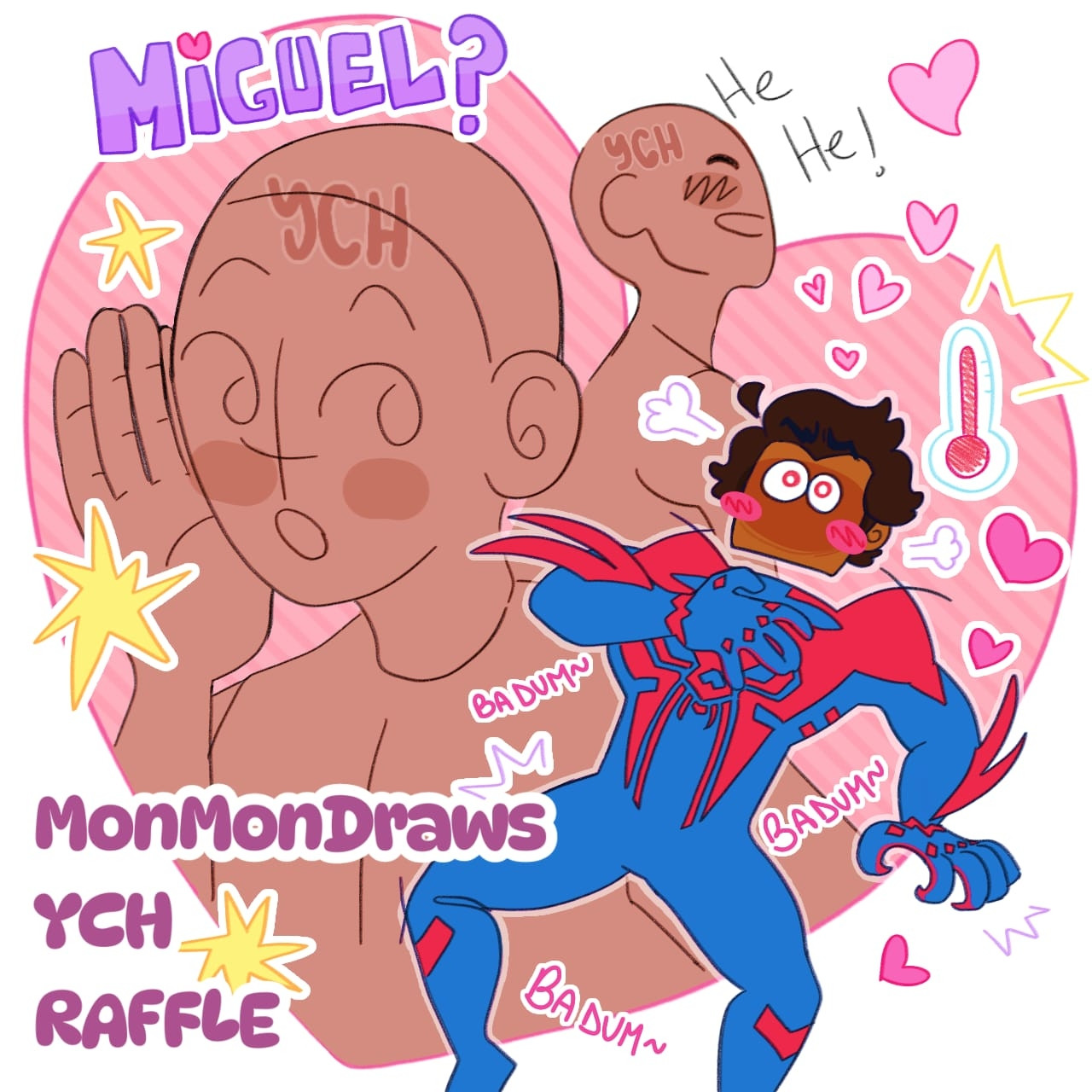 MonMonDraws Your Character Here Raffle