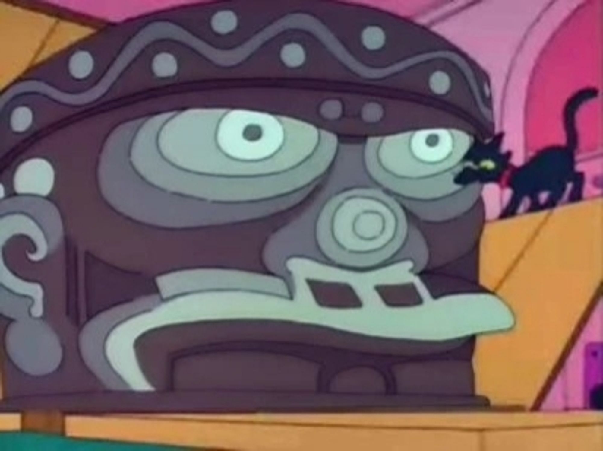 olmec head of xtapolapocetl from the simpsons