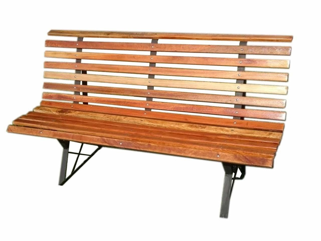 A wooden seat