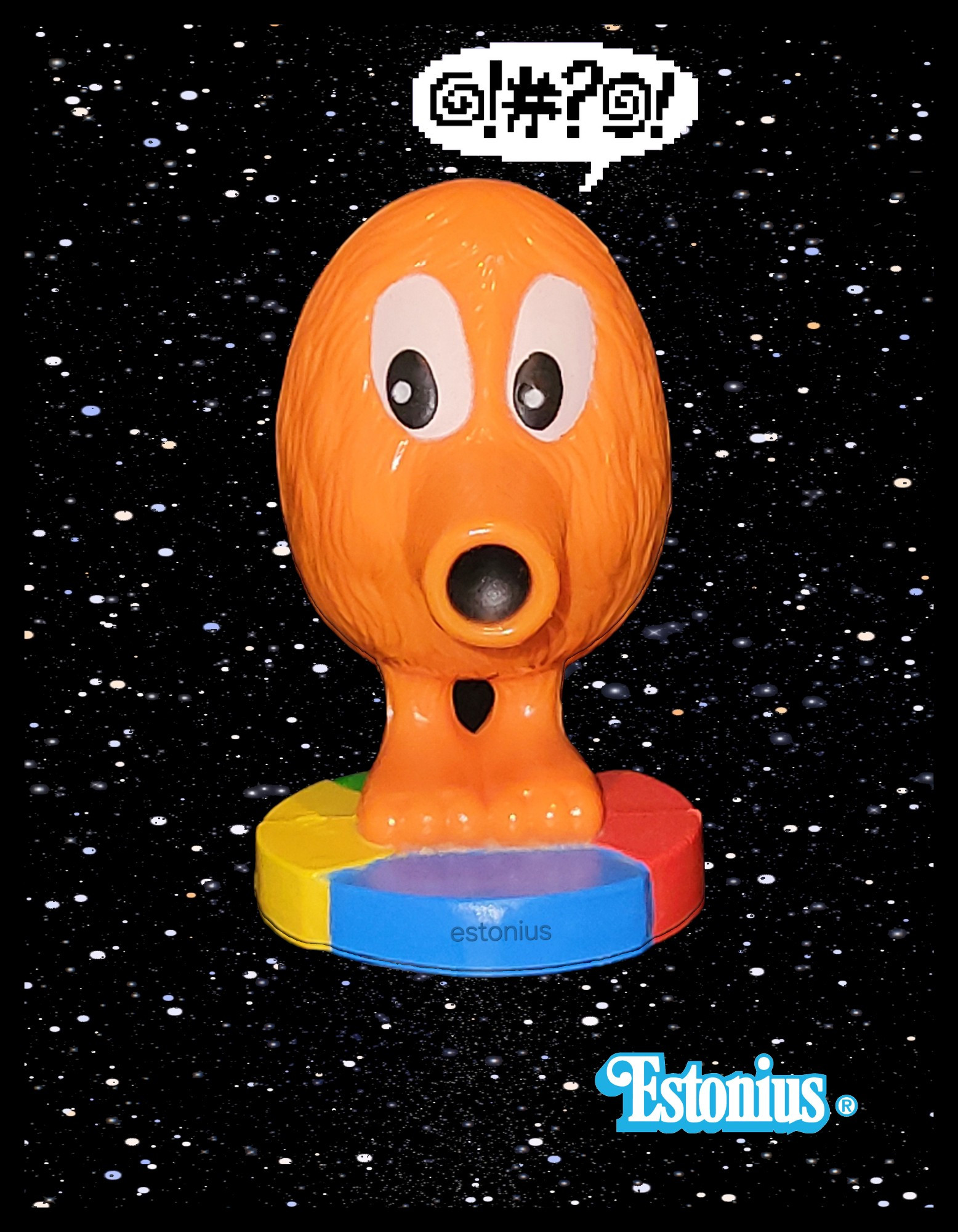 Q*bert (character) designed by Jeff Lee for Gottlieb.

Q*bert (game) designed by Warren Davis And Jeff Lee for Gottlieb in 1982.

Meta Tags: Q-bert, Q bert, #Cubes , #Hubert , #Cube , #Cubert , Q*bertese, #Qbertese , #Grawlix , #obscenicon , #Coily , #Ugg , #Wrongway , Wrong Way, #Slick , #Sam , #KanYabumoto , Kan Yabumoto, #RonWaxman , Ron Waxman , #RickTighe , Rick Tighe, #RichardTracy , Richard Tracy, Q*bertha , #GeneralMills , General Mills, #disc , #discs , David Thiel, Wreck-It Ralph, #WreckItRalph , Pixels