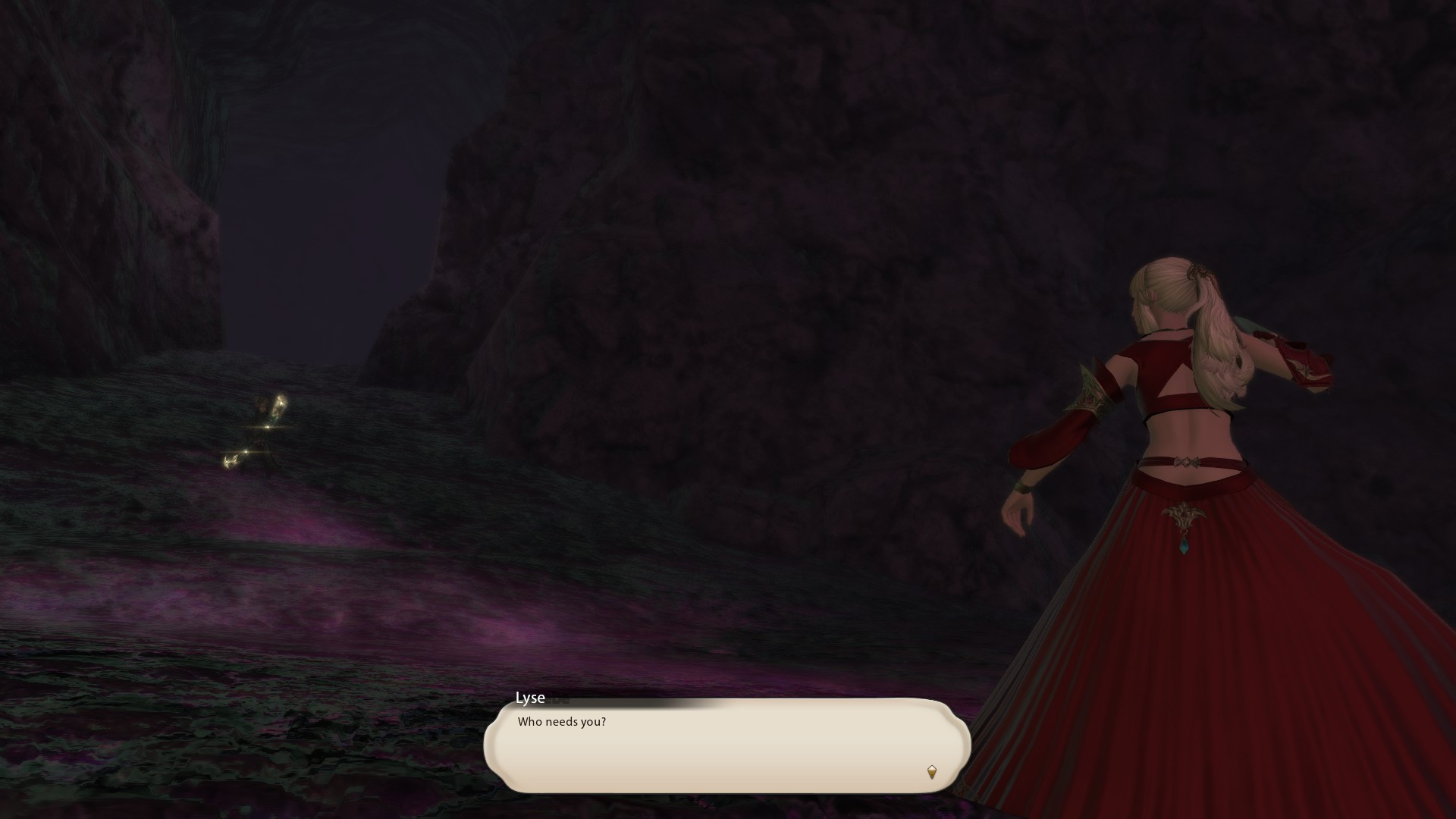 Lyse assumes a battle stance against Phoebe, saying, "Who needs you?"