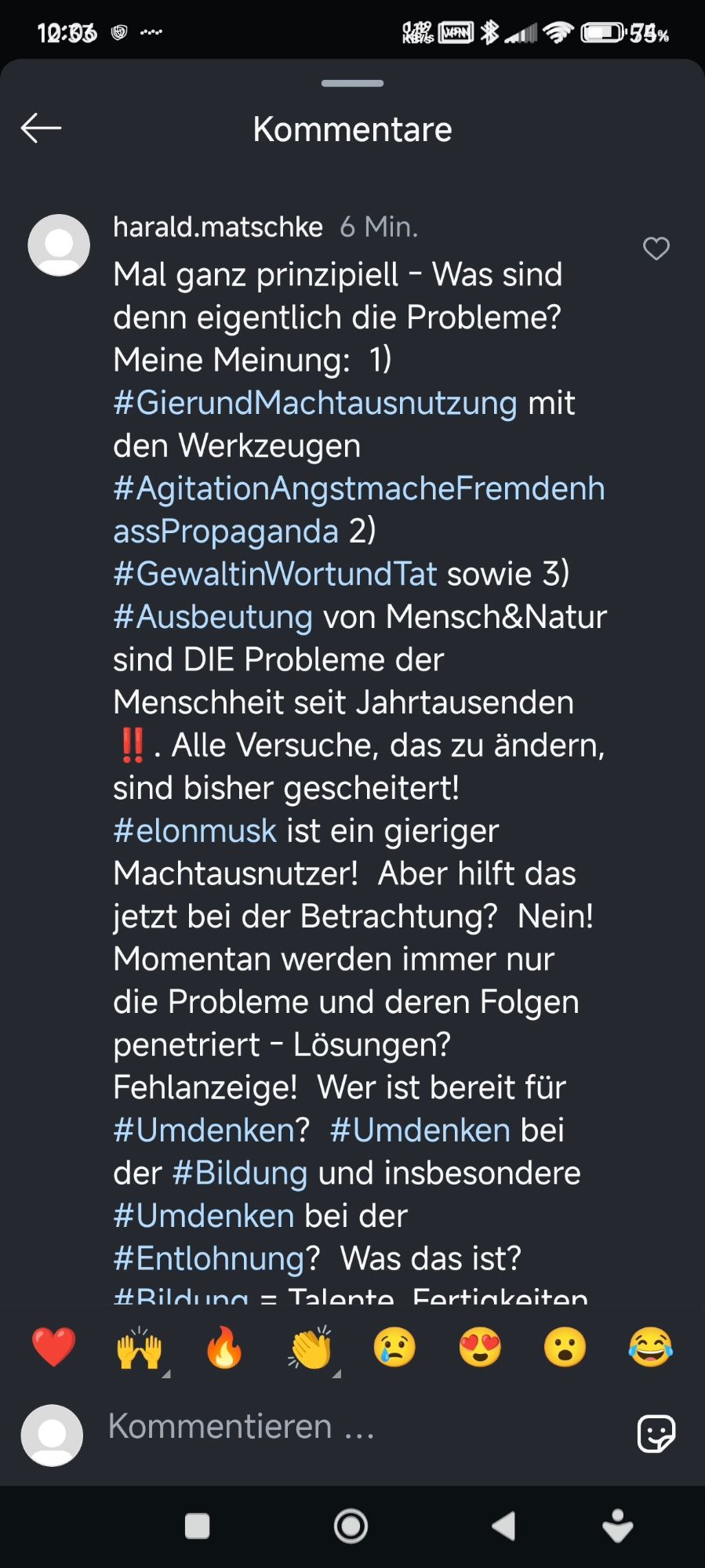 Probleme der Menschheit seit Jahrtausenden ‼️