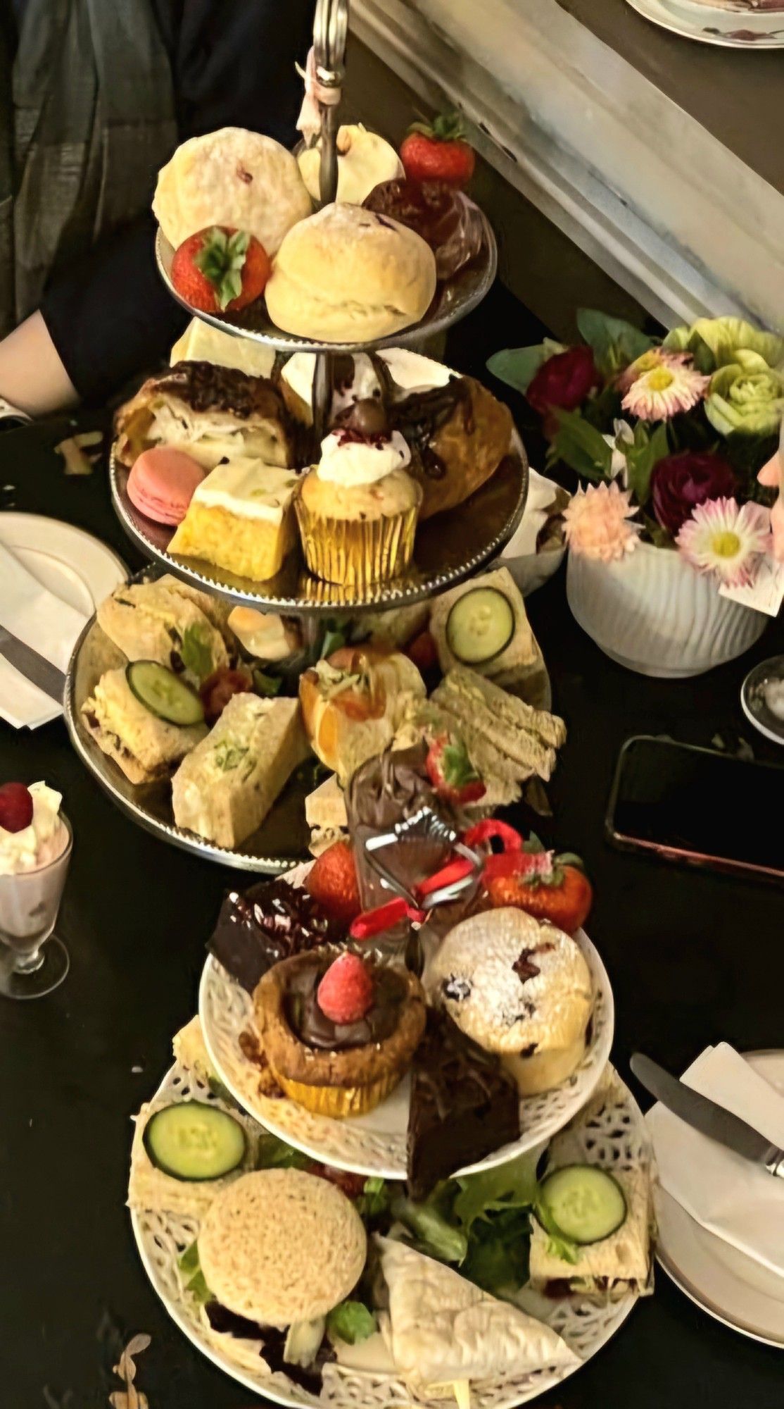 Cakes, sandwiches...just a generally splendid afternoon tea