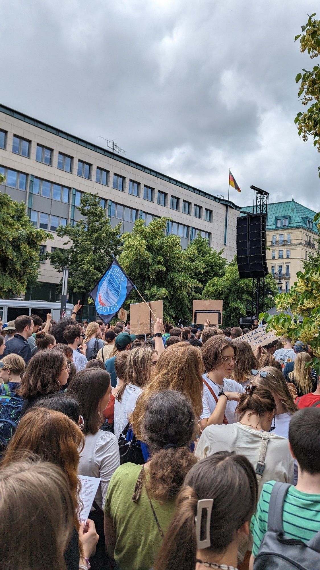 Foto Demo Klimastreik in Berlin