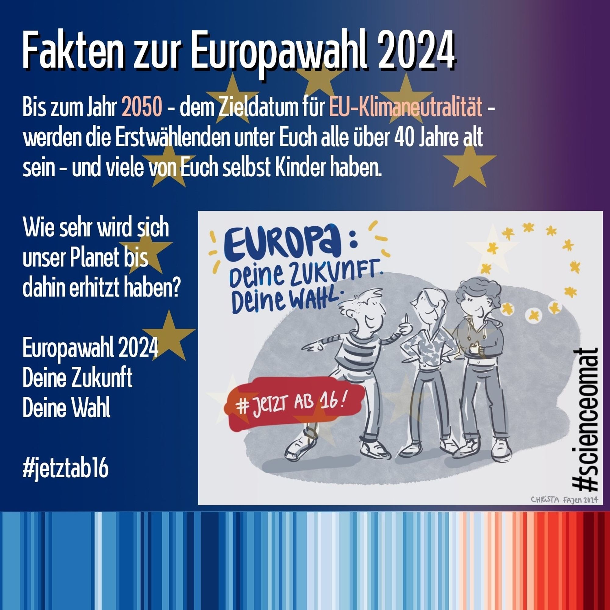 SharePic mit Fakten zur Europawahl