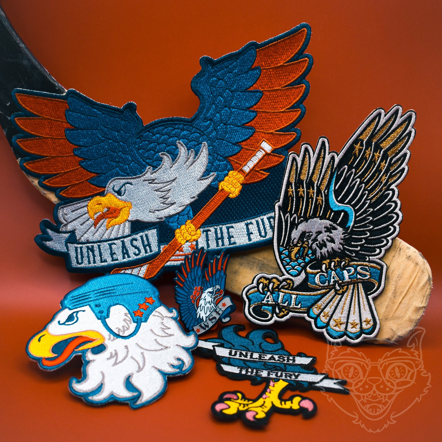 Various weagle patches