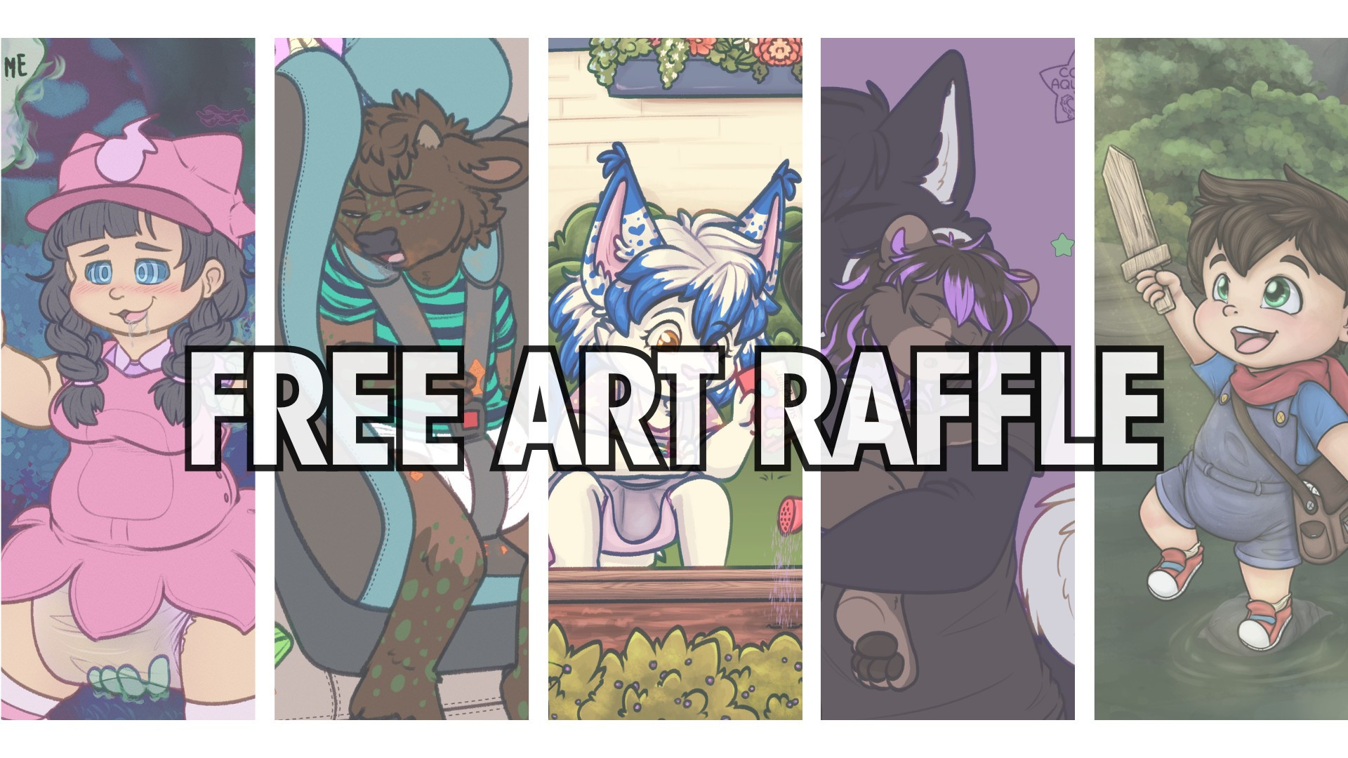 Free Art Raffle | Babyfur | ABDL | Furry | Lot's of new folks~! So let's keep the good vibes rolling and celebrate all the new faces joining us. |