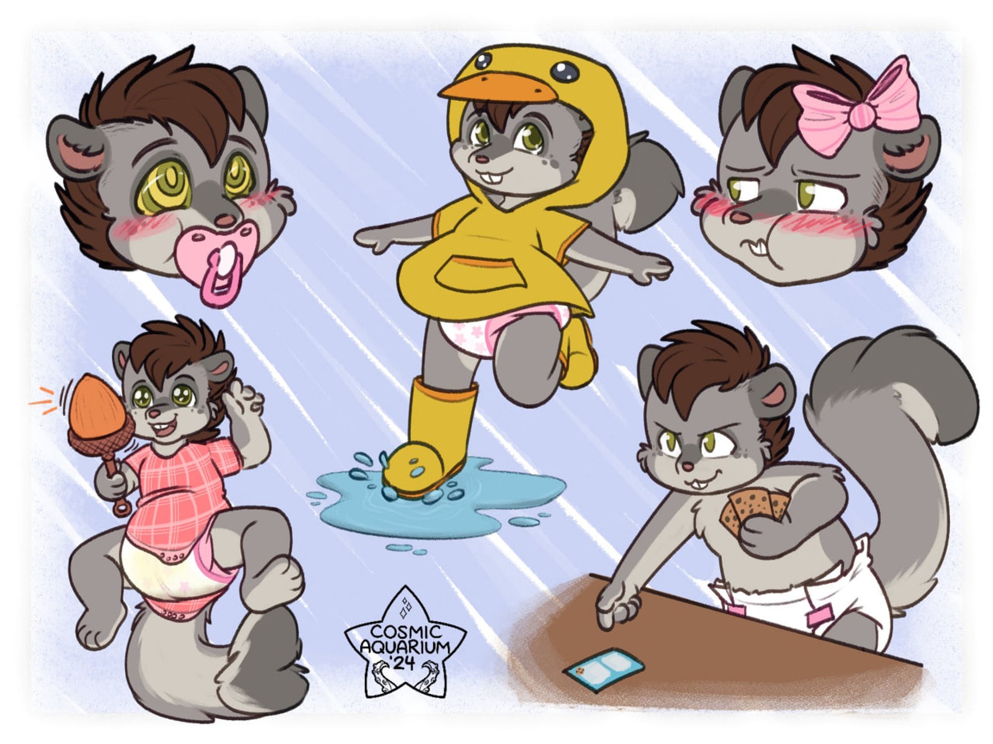 Babyfur | ABDL | Furry | Sketch Page