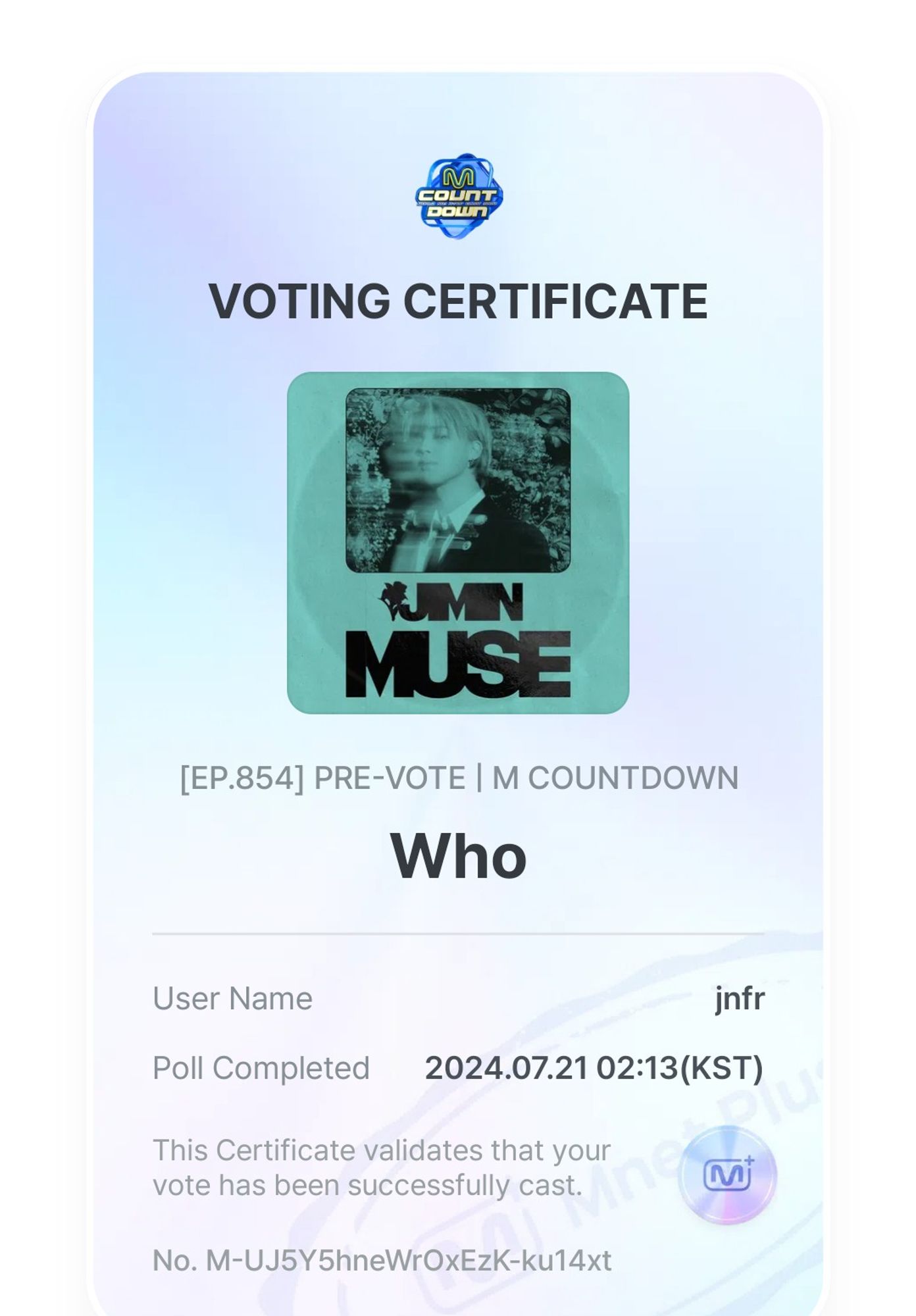 MNet voting certificate for jnfr 7-20-24