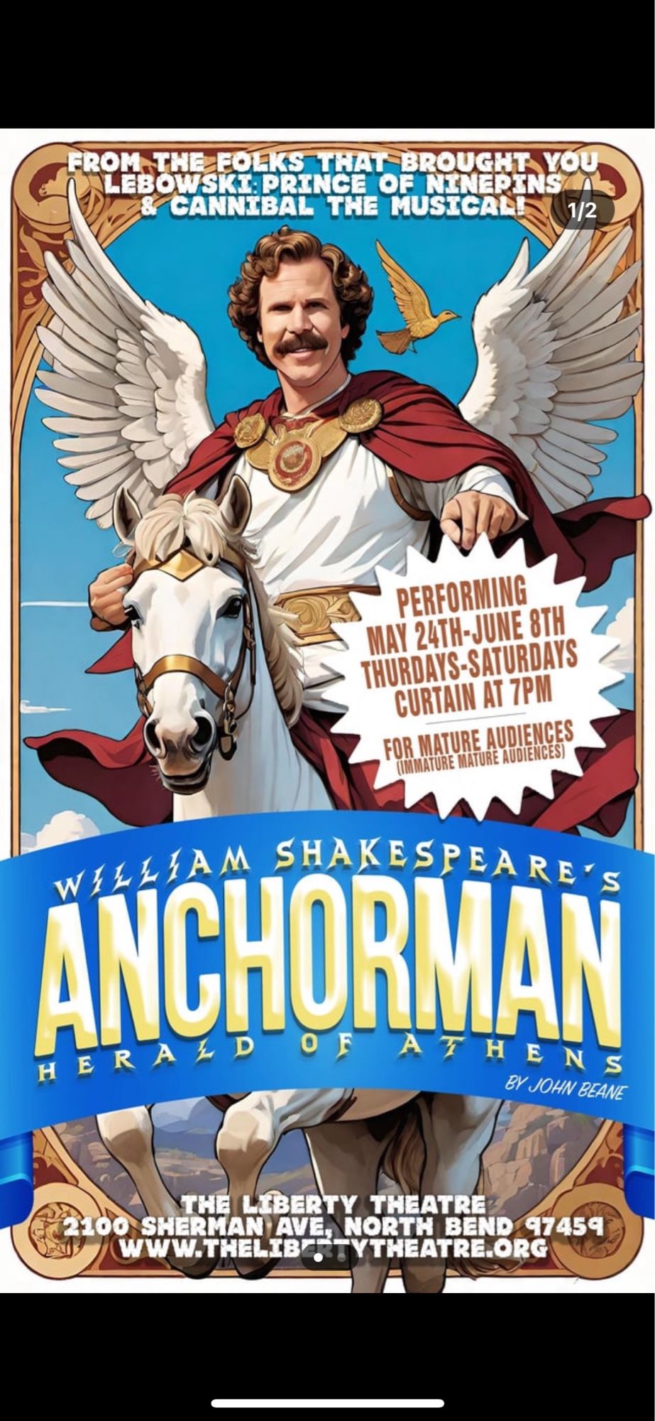 william shakespeare's anchorman herald of athens