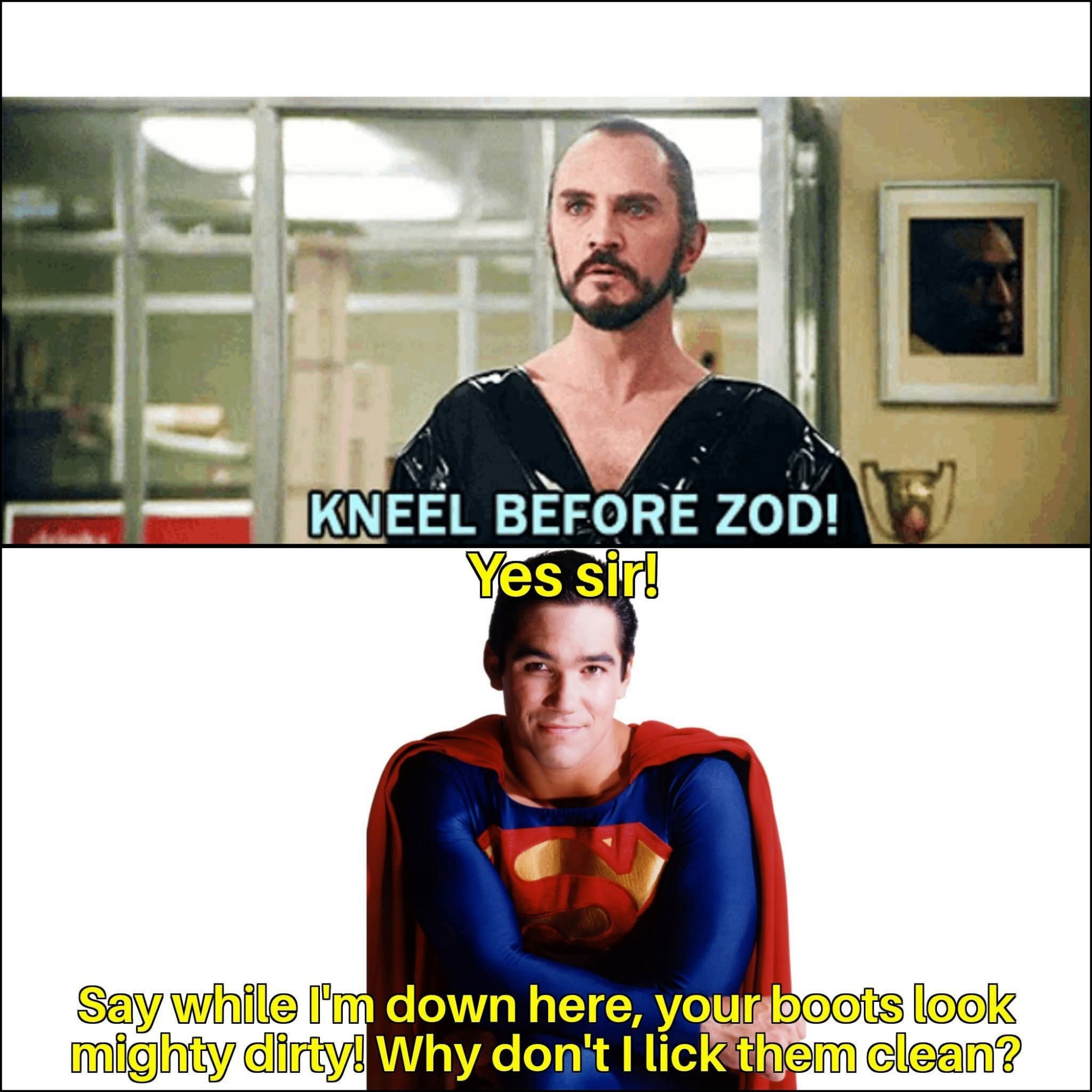 Dean Cain is a bootlicker. 