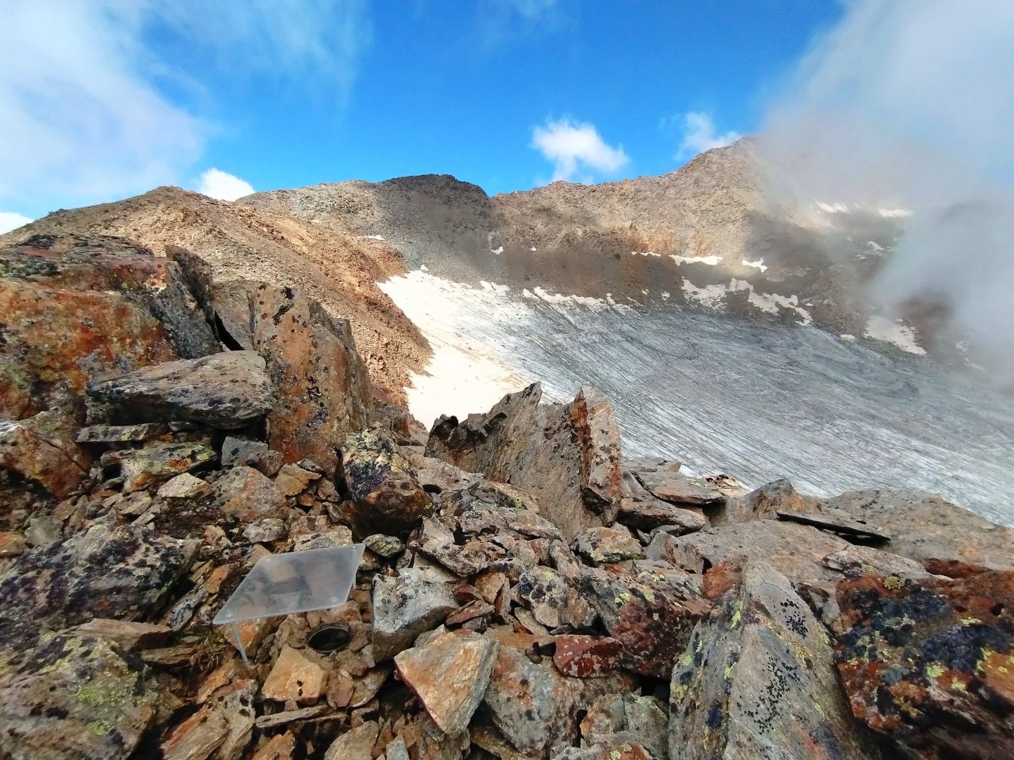 Our highest pitfall traps so far at 3300m close to glaciers.