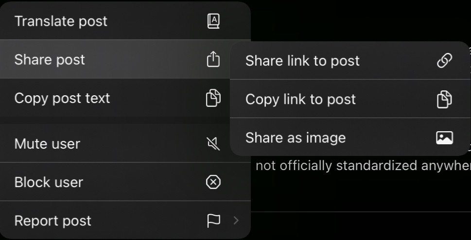 new post context menu in Graysky