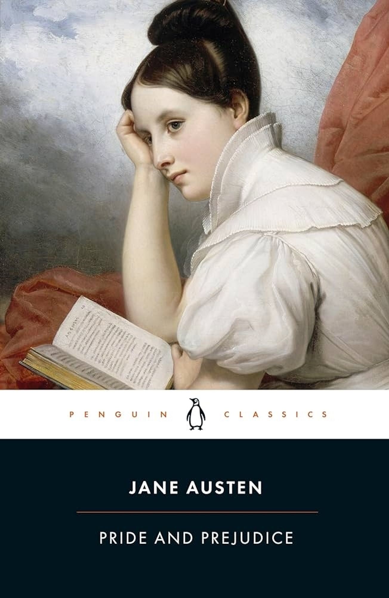 Book cover of Jane Austen's, 'Pride and Prejudice'.