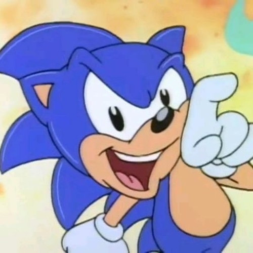 SatAM Sonic pointing at the camera