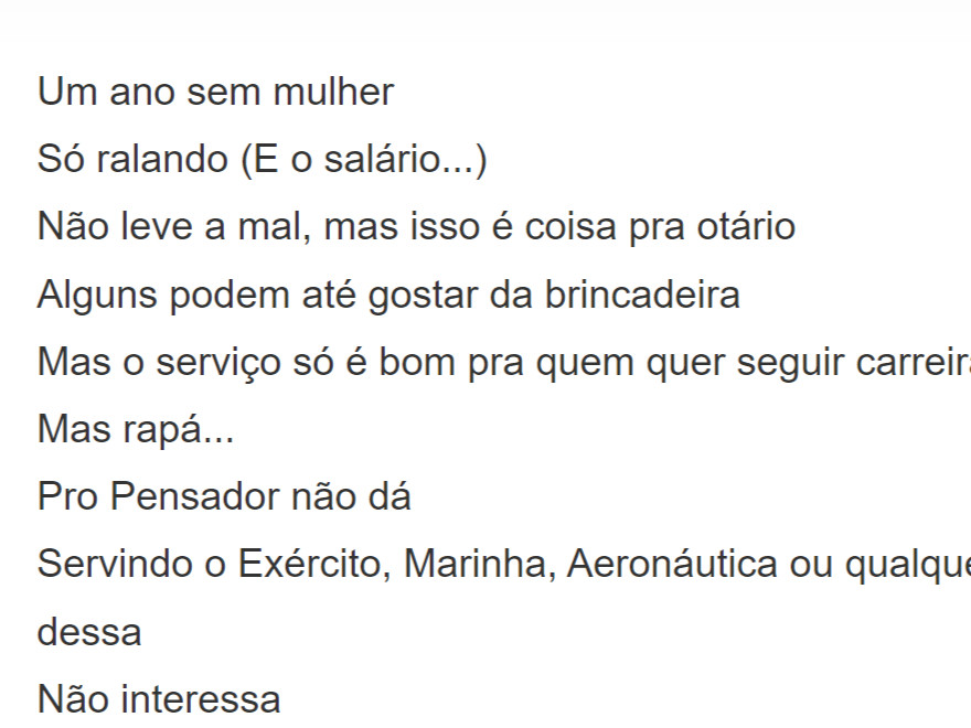 Serve pra festa da democracia também.