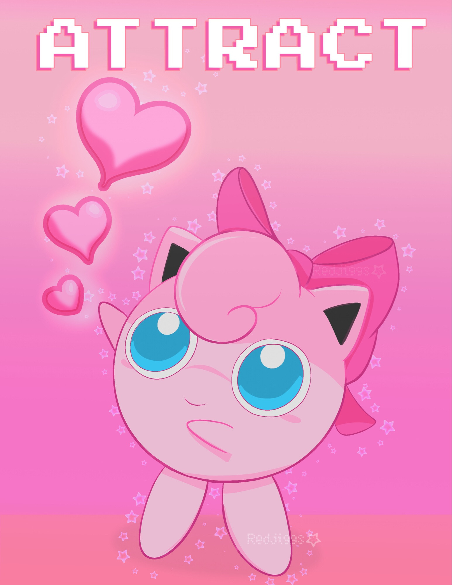 Pink Jigglypuff used ATTRACT