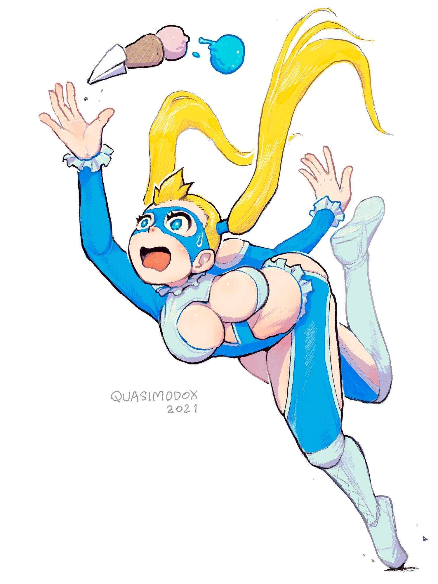 Streetfighter r Mika dropping ice cream