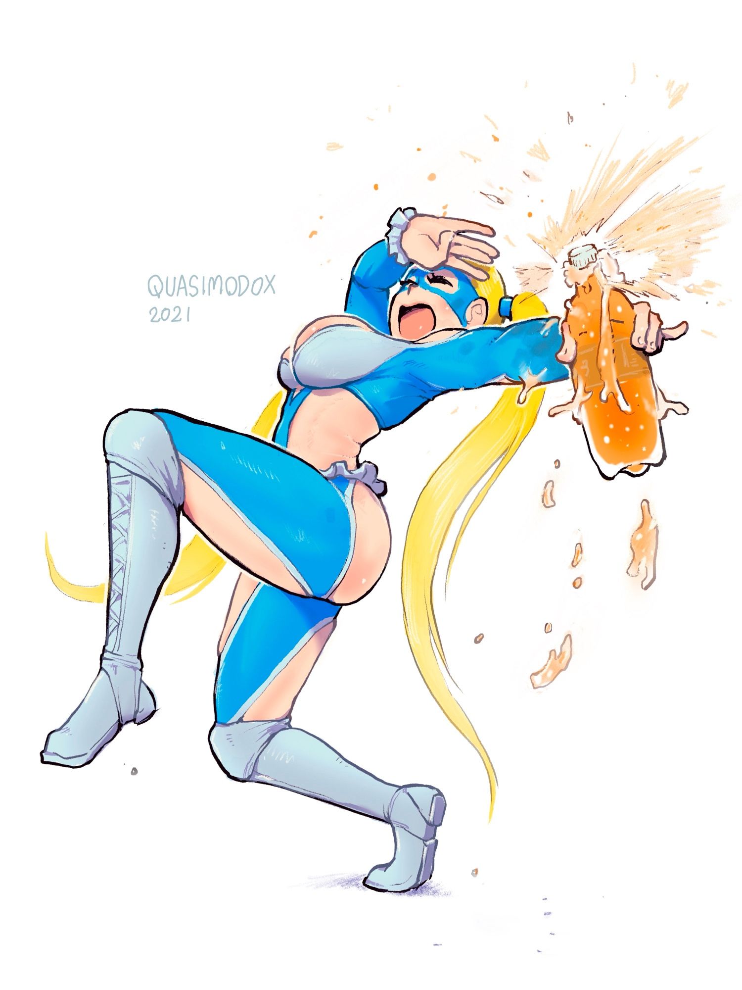 Soda spilling out after r Mika opened it