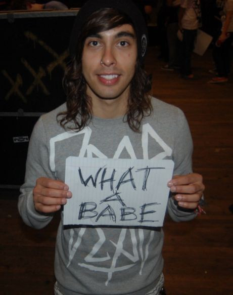 Vic Fuentes from Pierce The Veil.