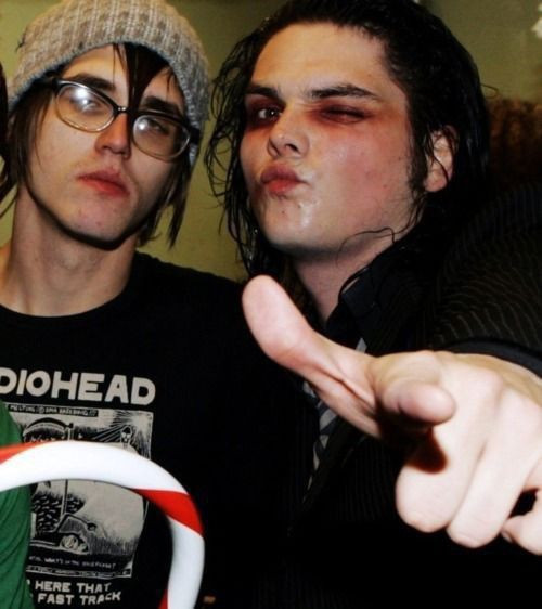 Gerard and Mikey Way from My Chemical Romance.