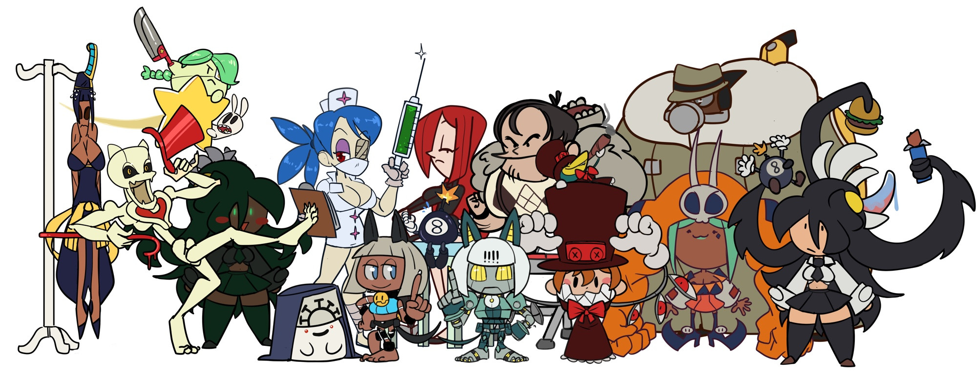 Skullgirl’s as chibis