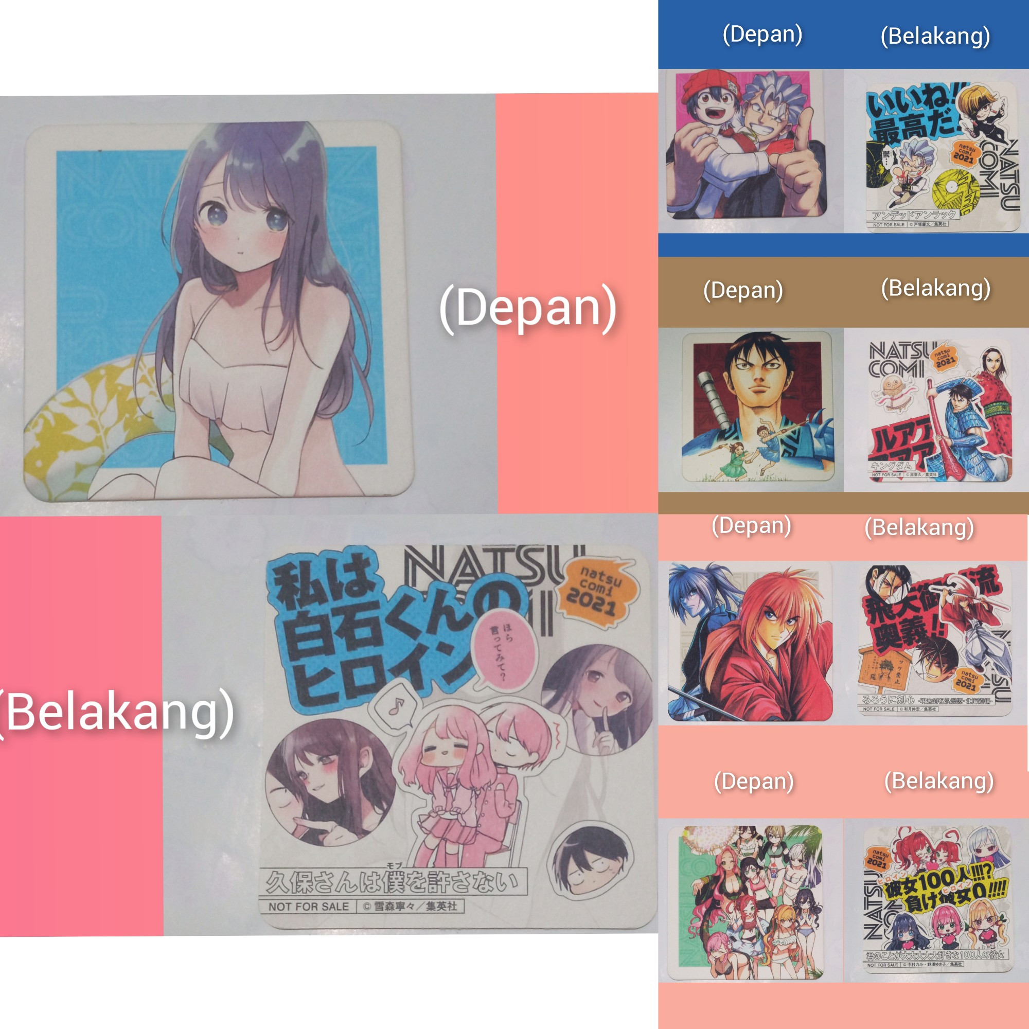 Anime Coaster. 
20k/each