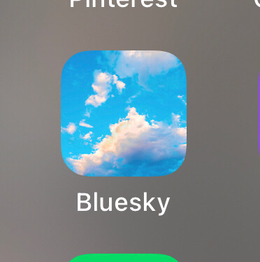 the Bluesky app’s icon