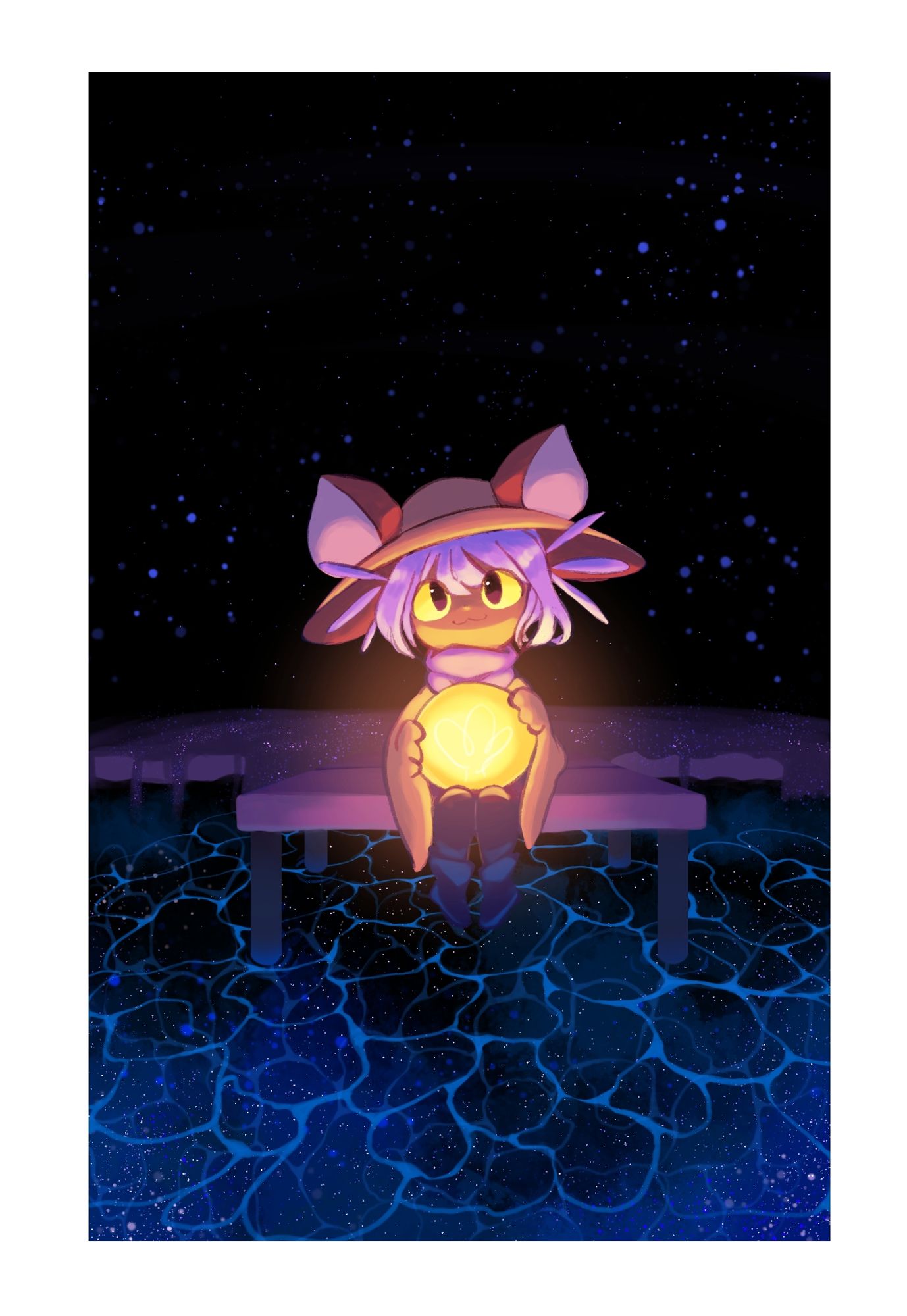 OneShot fanart.
Niko sitting on one of the Barrens area's docks.