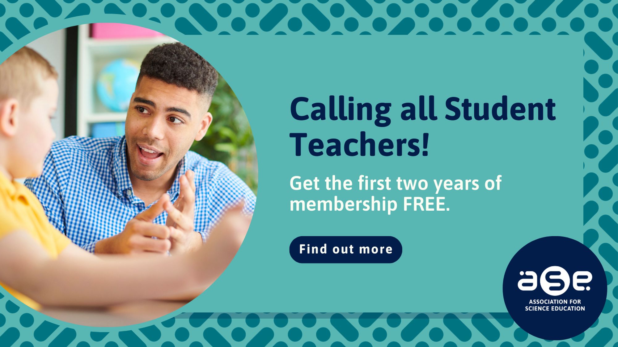 Student teachers get the first two years of membership free.