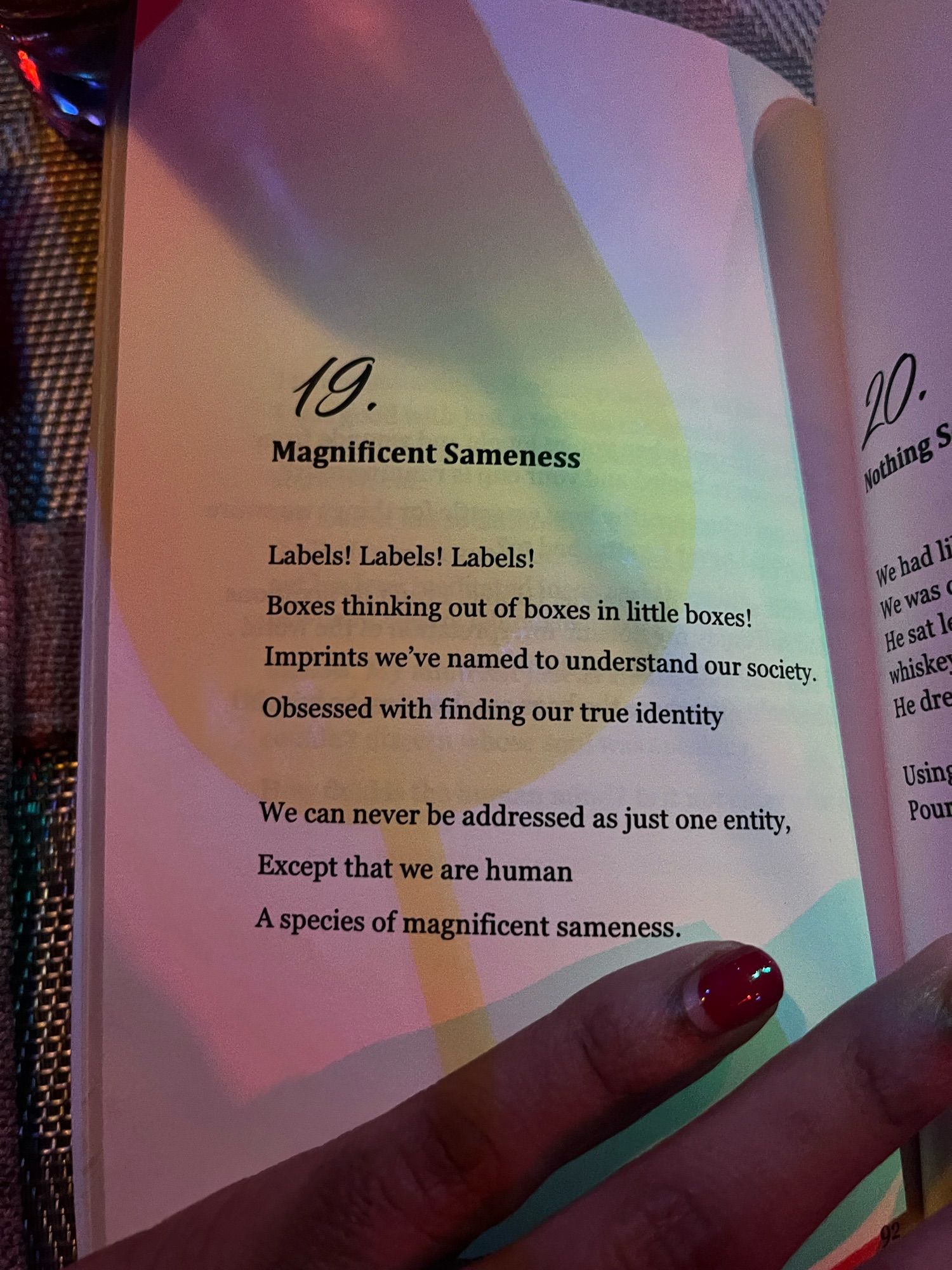 Poem 19 from the book “ The overthinker” written by Sharon Urusaro Kalimba.