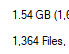 1.54 GB of files.