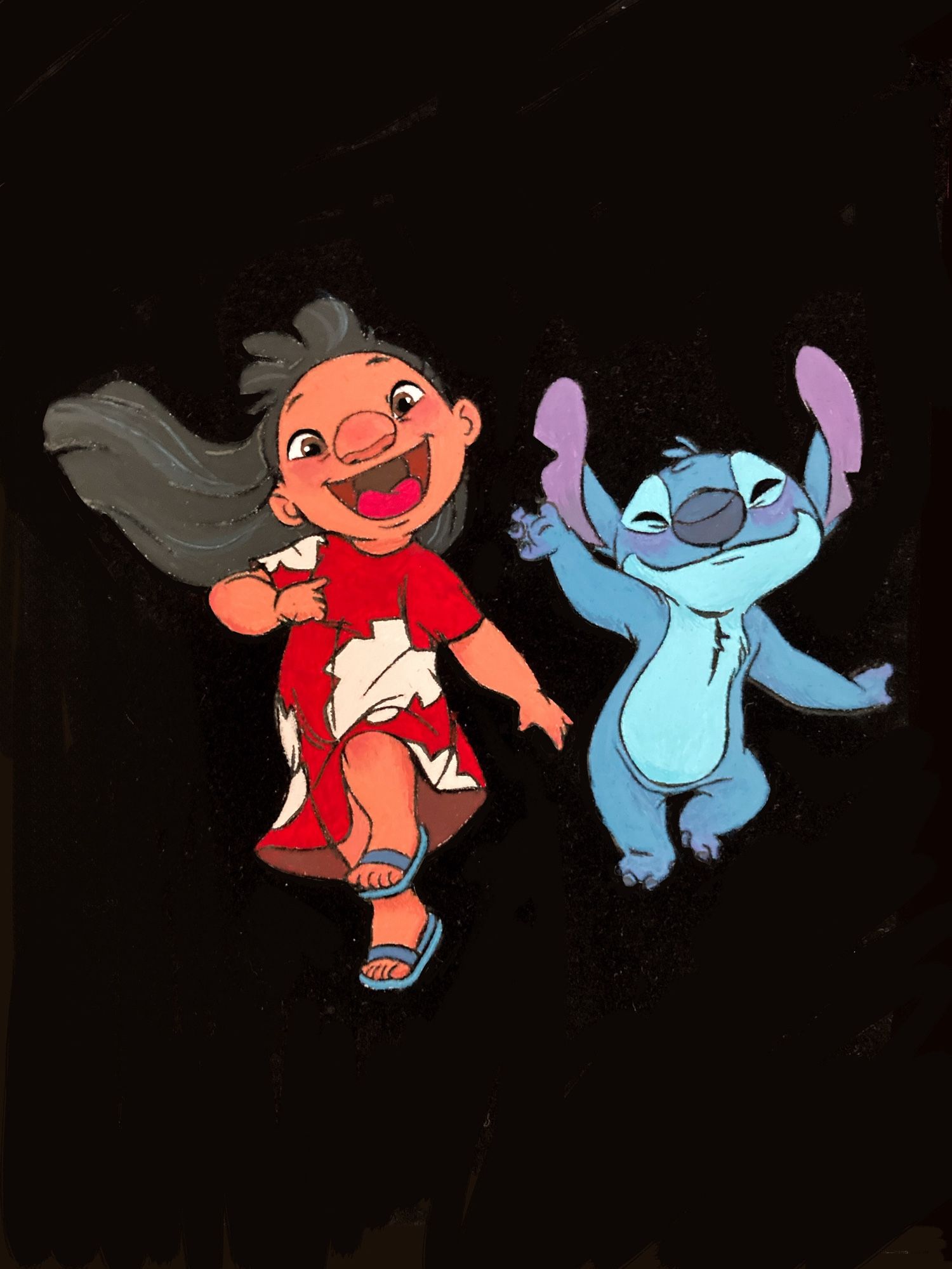 Lilo and stitch skipping