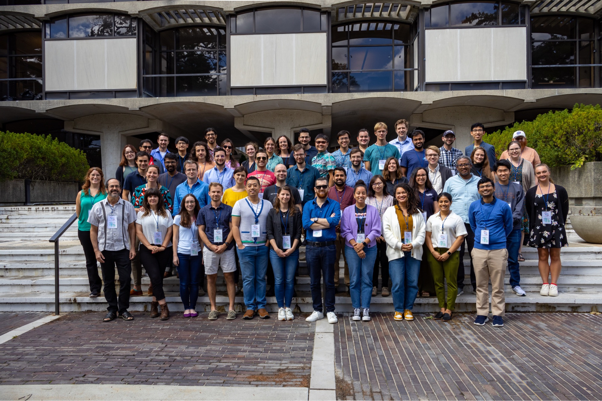 All fellows in portrait in front of the SOCH building