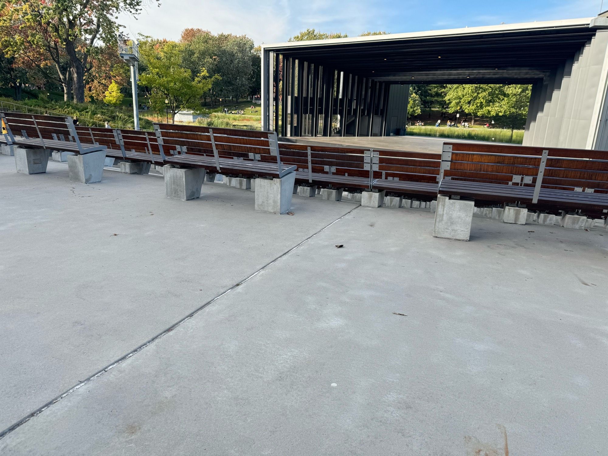 Parc le Fontaine amphitheatre in Montreal.