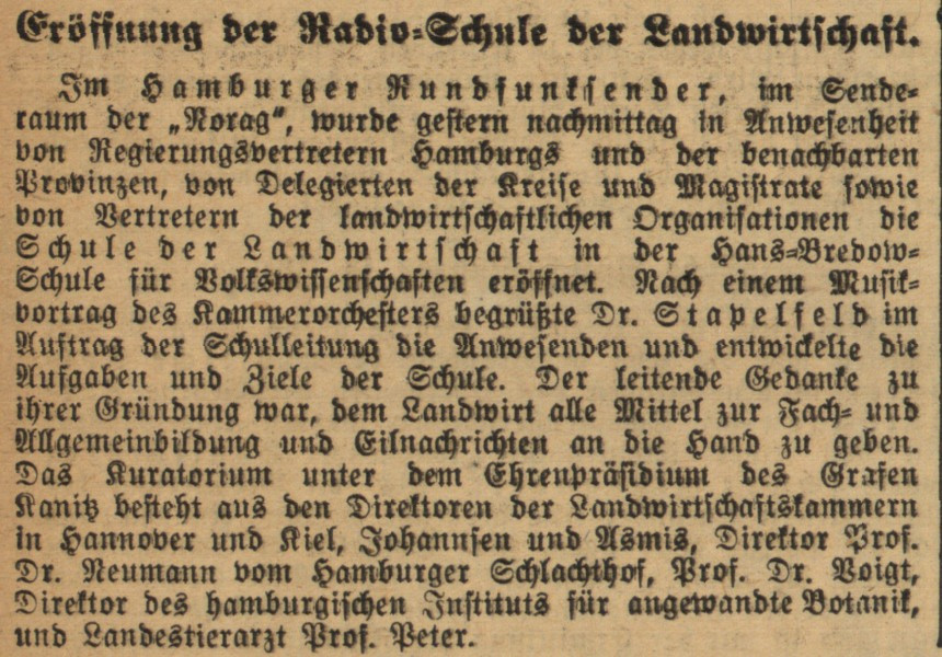 Bergedorfer Zeitung, 16. September 1924