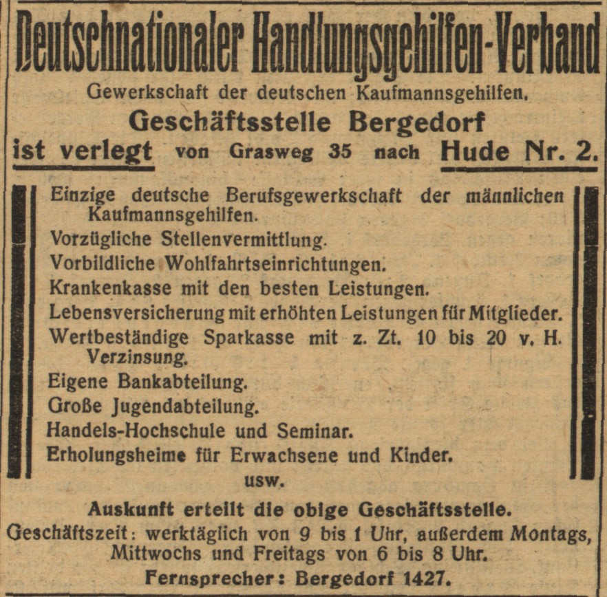 Bergedorfer Zeitung, 15. September 1924