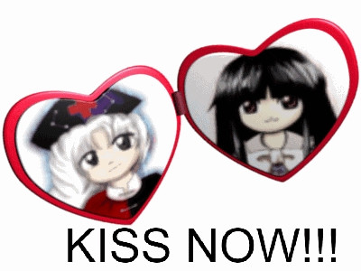 Eirin and Guya gif (Kiss now!!)