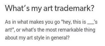 what is my art trademark?