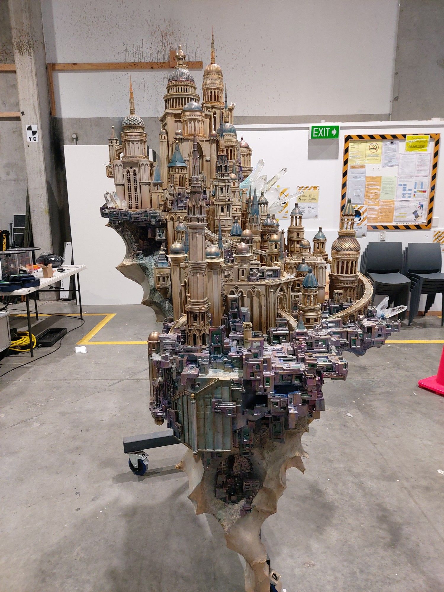 Build with a combination of 3D model prints, laser cut structures and scratch build components.

Scale Studios build team:
Joaquin Loyzaga
Sam Cotter Dephoff
Chris Menges
John Butler
McGreggor Allen
Jozef Gazdowicz
Genevieve cooper