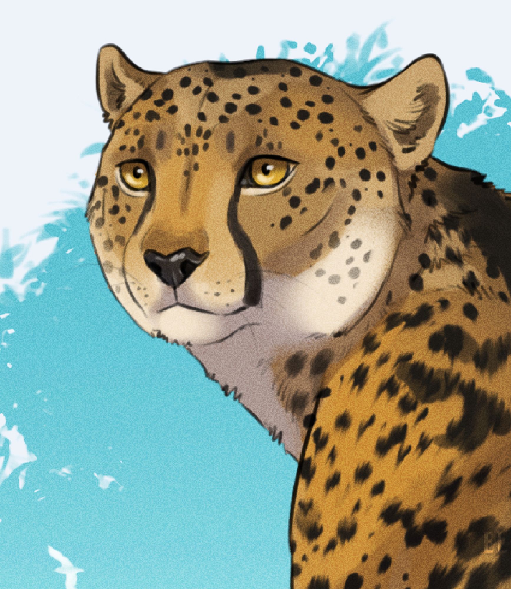 Example of flat color with simple shade