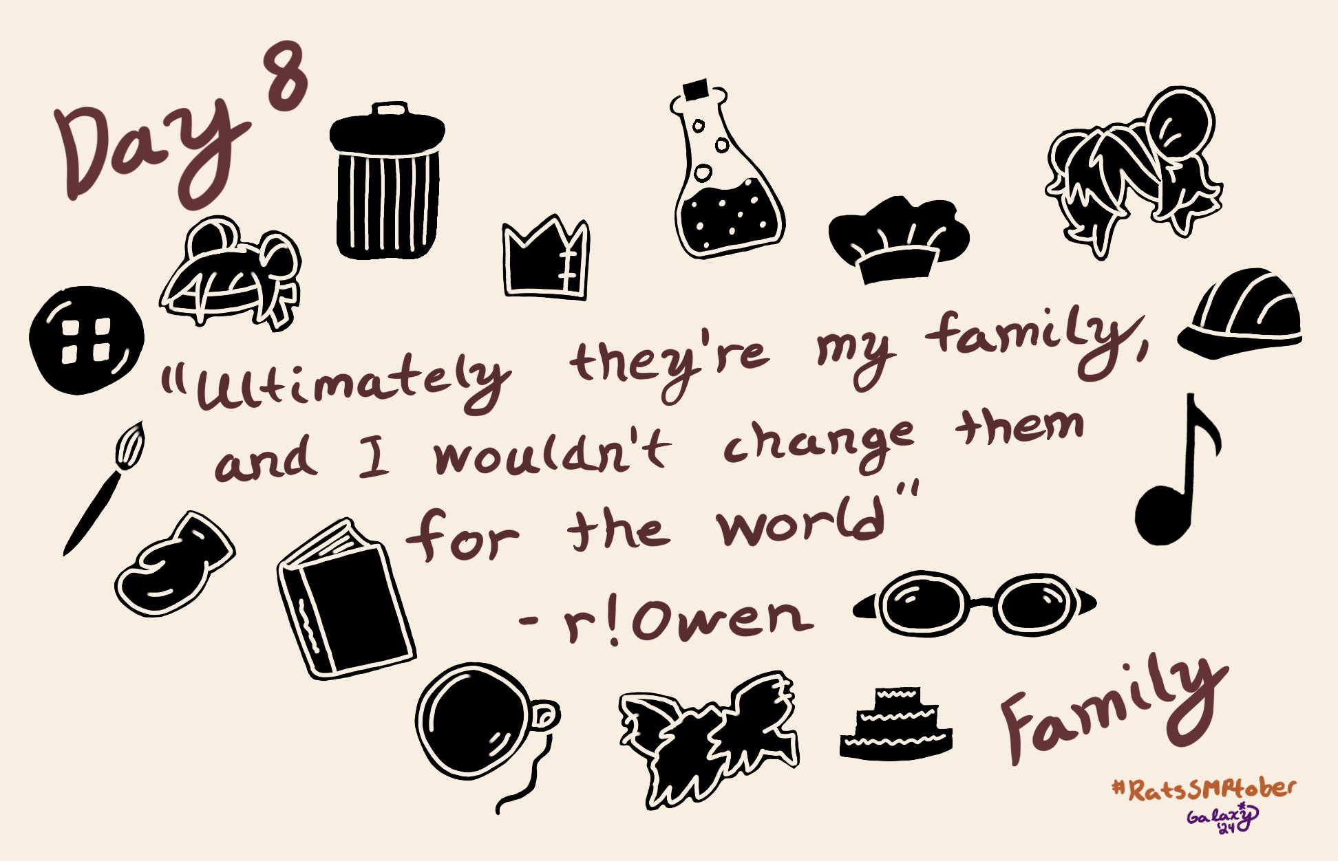 “Ultimately they’re my family, and I wouldn’t change them for the world” r!owen