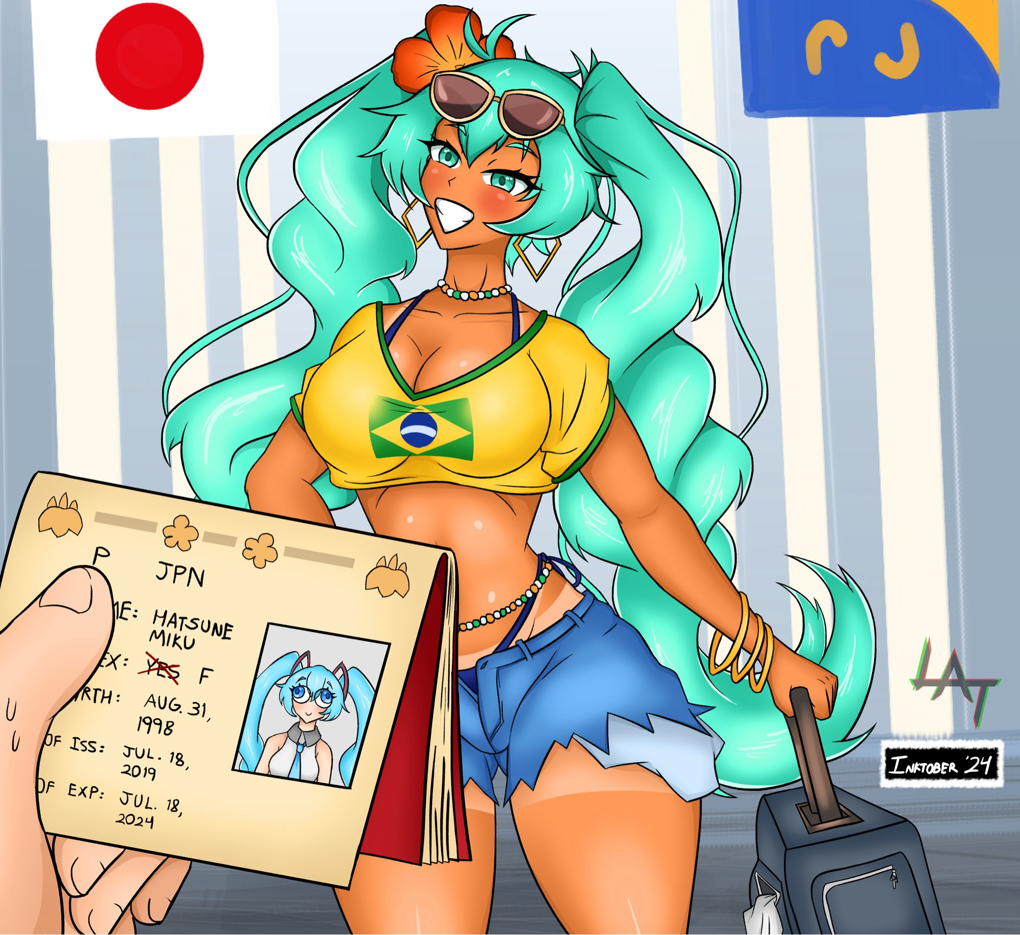 Brazilian Miku a.k.a. Hatsune Miku