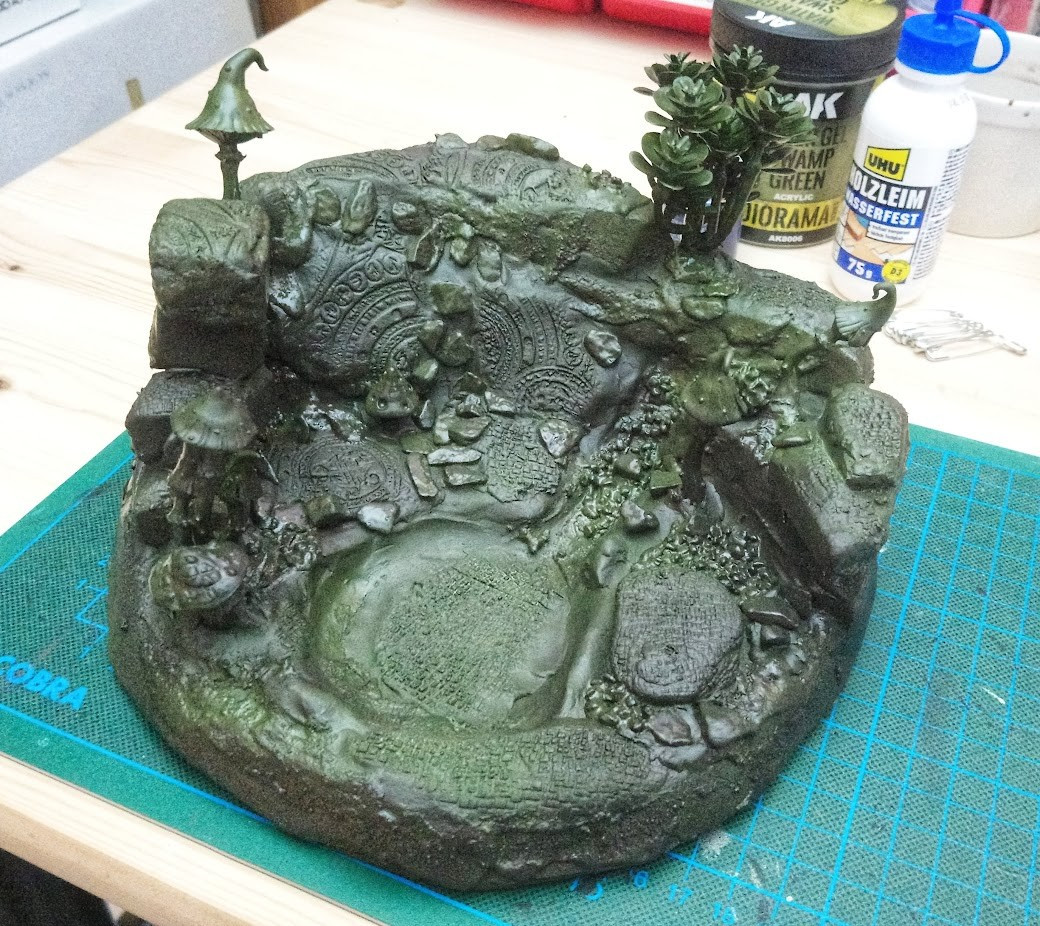 Primed Diorama.