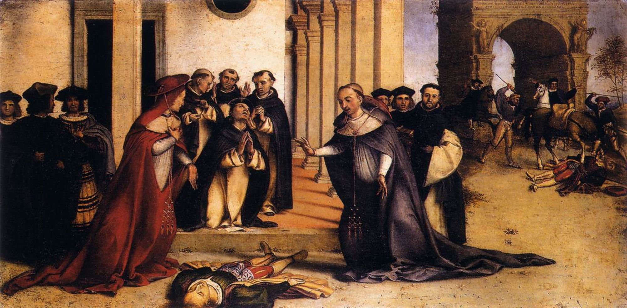 St. Dominic Raises Napoleone Orsini